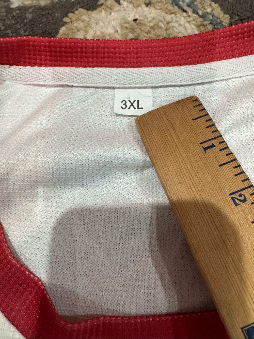 Arkansas Razorback Red White Size 3X - Picture 3 of 5
